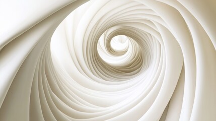 Abstract Swirling Tunnel Design In Cream White and its keywords are abstract design, swirling patter
