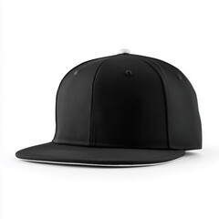 Fototapeta premium Blank Black Baseball Cap - Stylish and Versatile , PNG isolated cut out image