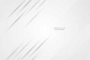 Abstract geometric white and gray color background. Vector, illustration.
