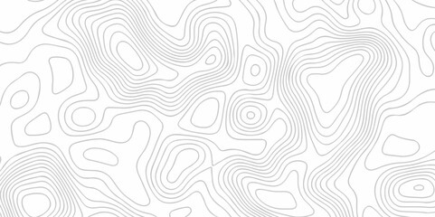 Fototapeta premium Abstract minimal The patter discovery vector topo map creative discovery White wave grid stripe line map topography. vector geographic contour mounted map background. 