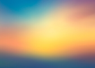 Obraz premium Fundo abstrato representando céu no amanhecer de um dia quente ensolarado e brilhante. Ilustração troca de céu, fundo de tela, pano de fundo para banner, arte, cartão e flyer. 