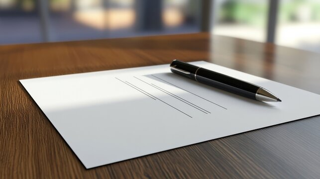 Workers compensation claim form with pen on desk - Powered by Adobe