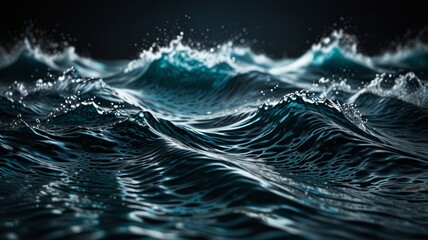 Abstract background with optical illusion effects creating pulsating waves.