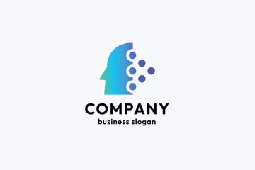 Obraz premium Mind Professional System Logo