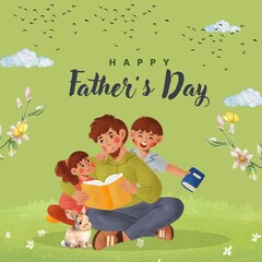 happy father's  day 4000x4000 - 1