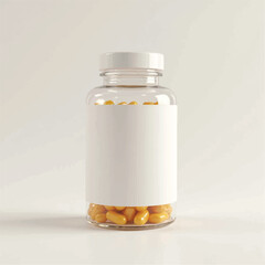 suppliments,3d suppliments bottle,realistic suppliments, transparent suppliment bootlles, tablets, nature,flowers,multiple bottles,medicine,without label,glass jar multi color,capsules, fish capsules