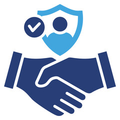 Trustworthiness Two Color Icon