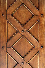 Intricate wooden panel showcases detailed geometric patterns with rich natural grain, adding warmth...