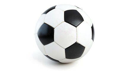 Fototapeta premium Soccer ball isolated on white background. Clipping path included.