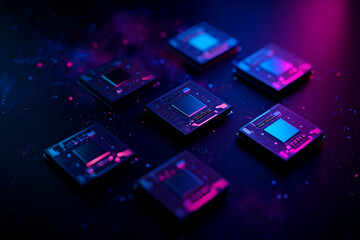 Computer chips processors technology semiconductors it hardware components