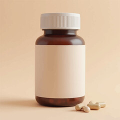 supplement bottle mockups with capsules in it with white label, 3d product mockups,protein jar,medicine bottles with pills,omega 3 capsules,realistic mockups,photography,transparent vitamins bottles