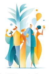 Celebrating freedom from ascetic practices at a vibrant festival of joy and expression