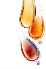 Unique argan hair oil mockup featuring artistic drops and vibrant textures for promotional use