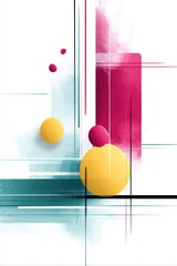 Vibrant abstract interpretations of cheerful storytelling in a colorful layout