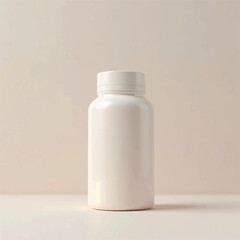 supplement bottle mockup with capsules in it with white label, 3d product mockups,protein jar,medicine bottle with pills,omega 3 capsules,realistic mockups,photography,transparent vitamins bottle