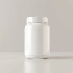 supplement bottle mockup with capsules in it with white label, 3d product mockups,protein jar,medicine bottle with pills,omega 3 capsules,realistic mockups,photography,transparent supplement bottle