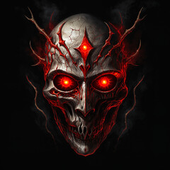 Cursed Mask with Shadow Energy