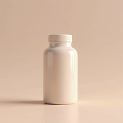 supplement bottle mockup with capsules in it with white label, 3d product mockups,protein jar,medicine bottle with pills,omega 3 capsules,realistic mockups,photography,transparent supplement bottle