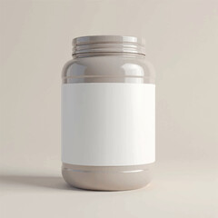supplement bottle mockup with capsules in it with white label, 3d product mockups,protein jar,medicine bottle with pills,omega 3 capsules,realistic mockups,photography,transparent supplement bottle