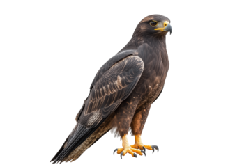 Hawk Bird Isolated on Transparent Background