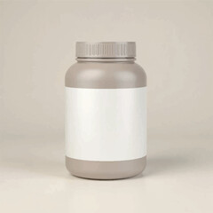 supplement bottle mockup with capsules in it with white label, 3d product mockups,protein jar,medicine bottle with pills,omega 3 capsules,realistic mockups,photography,transparent supplement bottle