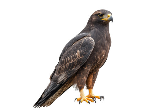 Hawk Bird Isolated on Transparent Background