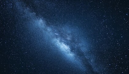 Night sky with stars and milky way. Space background. Universe