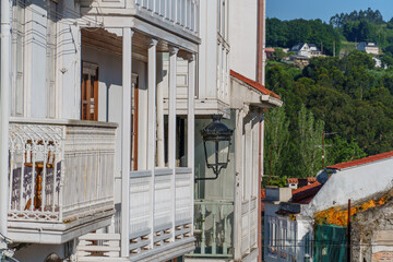Die Altstadt von Betanzos in Spanien
