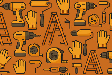 Tools and equipment display in a workshop setting illustrating DIY projects during daylight hours