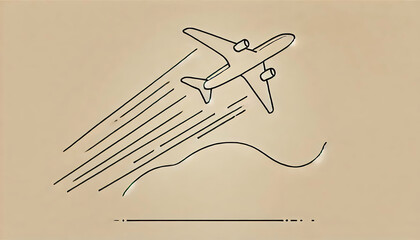 Modern Aviation Travel Icon