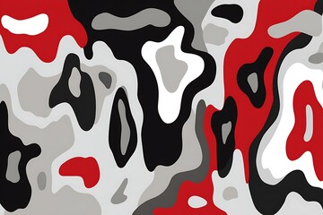 Abstract shapes in shades of gray