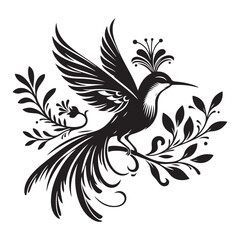 black and white bird