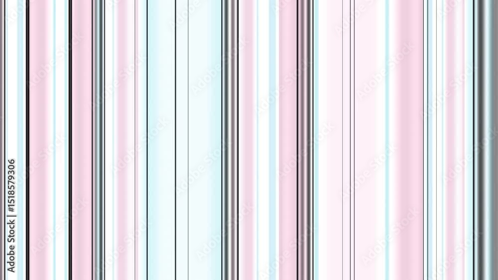 Poster Vibrant pastel stripes pattern – abstract. Loop video with soft colors vertical lines