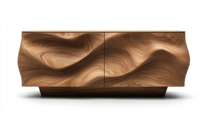 Minimalist beech wood furniture stylish sideboard for modern interior design