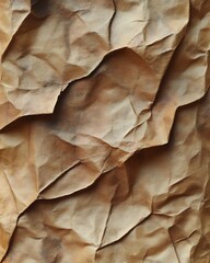 Fototapeta premium Textured surface of crumpled paper.