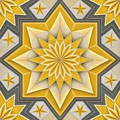 gold star on a black background