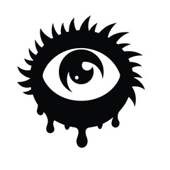 vector illustration of an eye