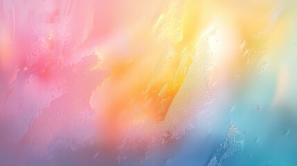 Pastel Abstract Background Dreamy Hues and Water Droplets.