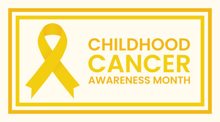 Childhood Cancer awareness month observed each year during September.