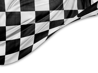 Checkered racing flag