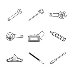 Set Of Engineer Vector Tool 