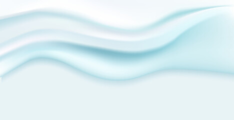 Liquid blue vector dripping ice cream texture.Glossy sugary flow drip.
