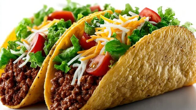 Delicious Tacos Seamless Pattern Video for Mexican Food Lovers and Cooking Enthusiasts
