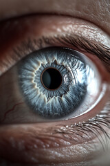 close up of eye