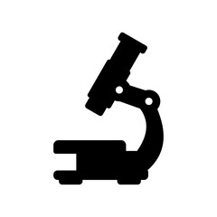 microscope icon, vector illustration, symbol, design logo template pictogram, for ui or ux isolated on white for mobile app, editable
