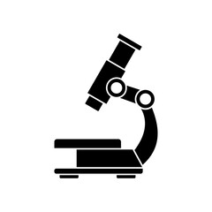 microscope icon, vector illustration, symbol, design logo template pictogram, for ui or ux isolated on white for mobile app, editable