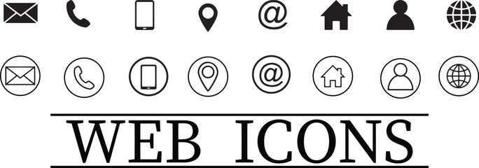 web icon, website icons, e-commerce icon, most trending icon, most used icon, business icon 