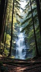 morning in the forest