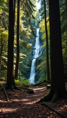 morning in the forest