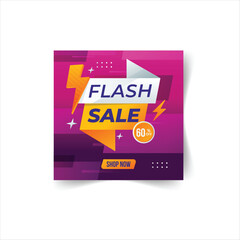 Modern Social Media Post Template, Social Media Sale And Offer Template Pack,